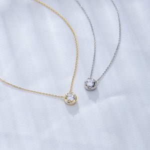 Whispering Hollow Kiss Necklace