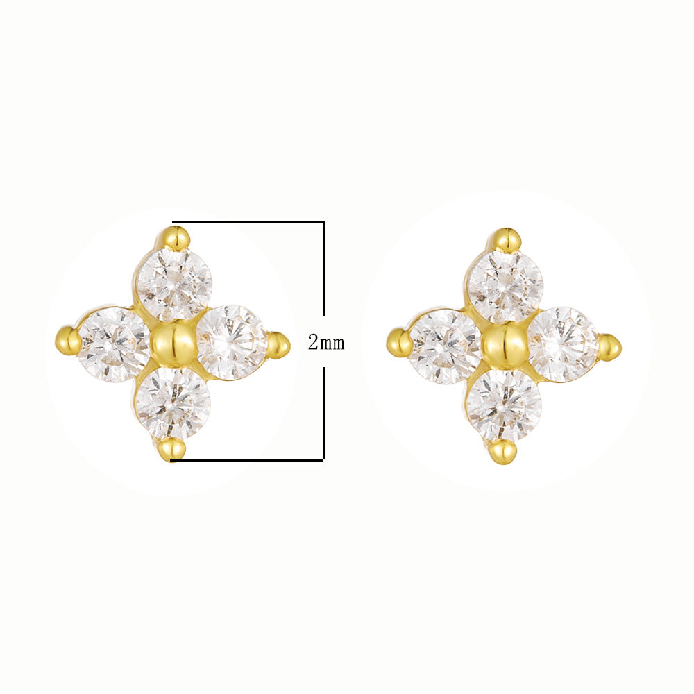 Celestial Cluster Stud Earrings