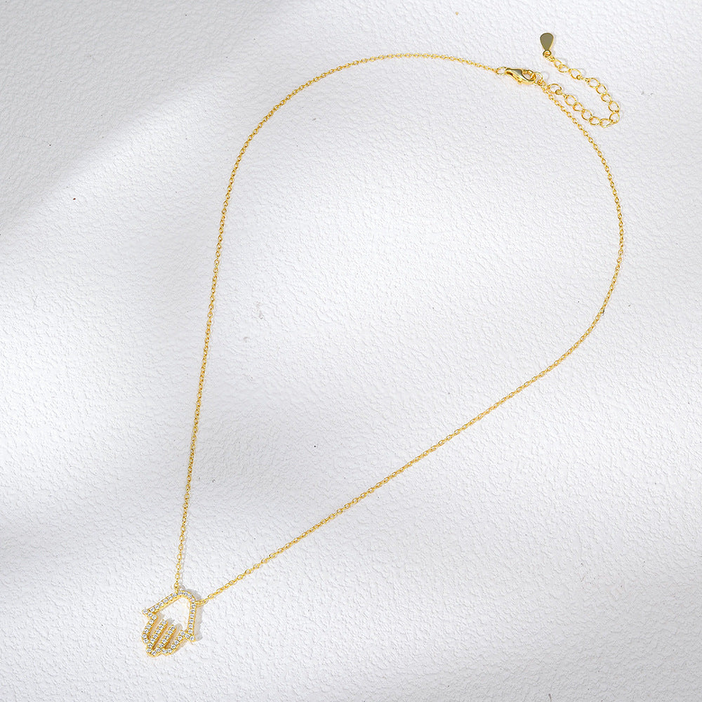 Celestial Palm Whisper Necklace