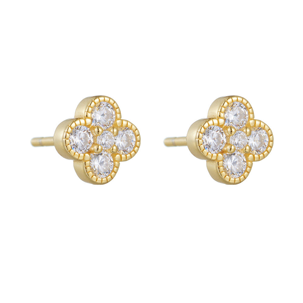 Dazzling Clover Earrings