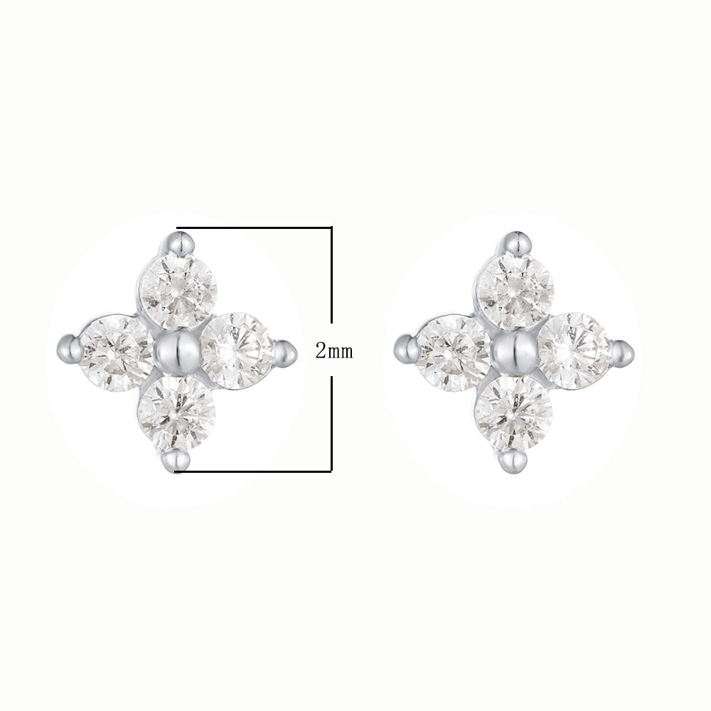 Celestial Cluster Stud Earrings Stella Harte