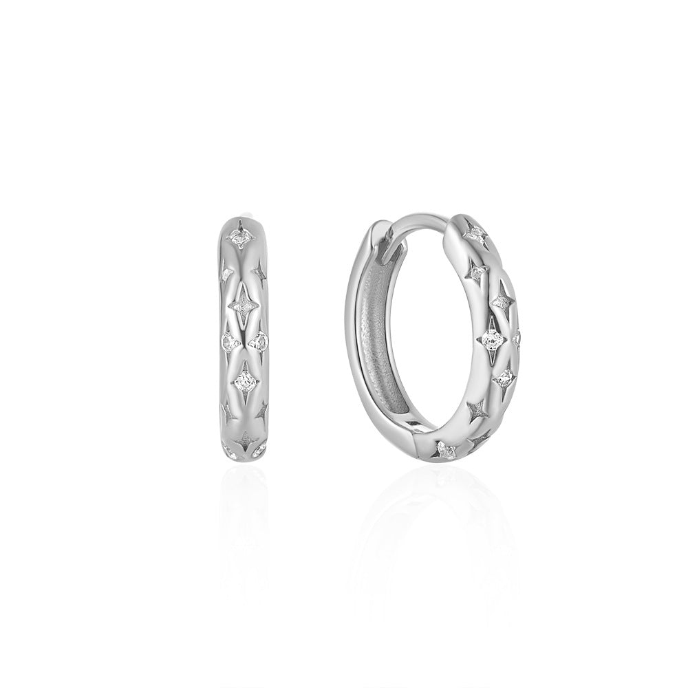 Galaxy Huggies Earrings Stella Harte