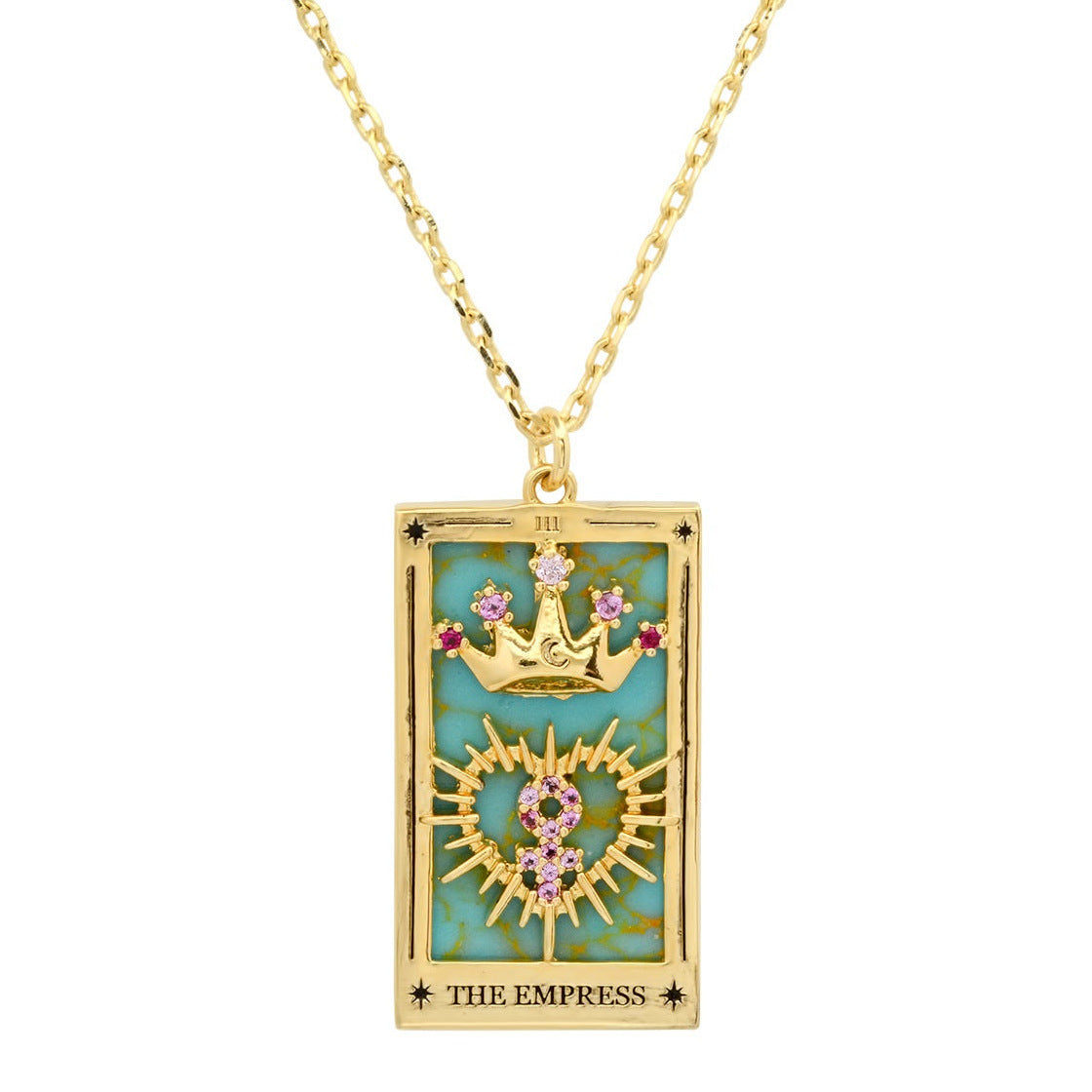 Celestial Tarot Charm Necklace