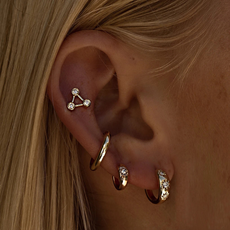 Starlight Huggies Earrings Stella Harte