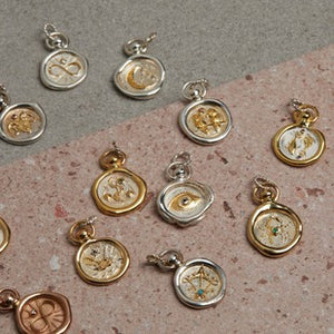 Zodiac Charm Pendant Necklace