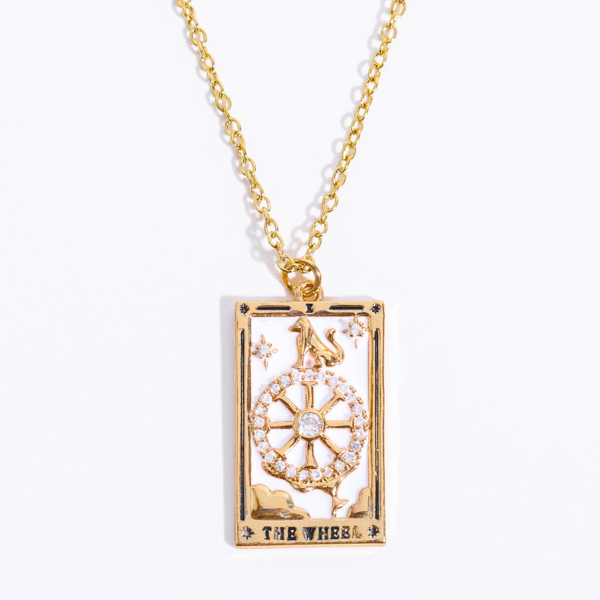 Celestial Tarot Charm Necklace Stella Harte