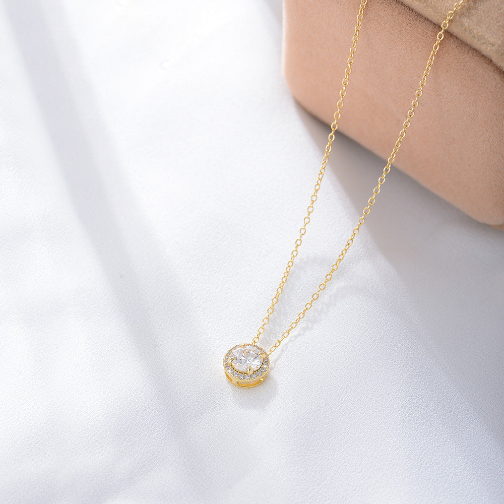 Luna’s StarryCircle Charm Necklace Stella Harte