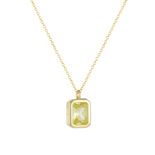 Emma’s OliveGlow Charm Necklace
