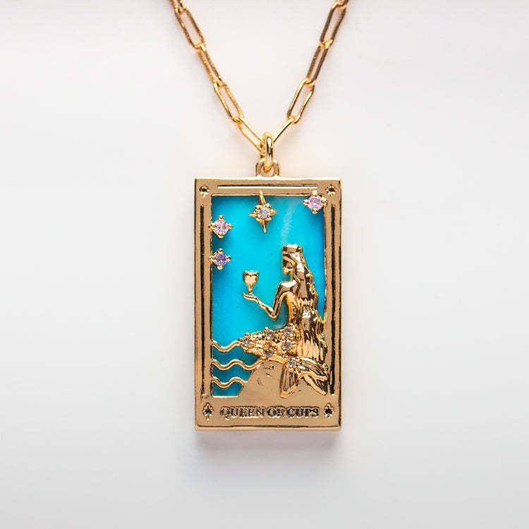 Celestial Tarot Charm Necklace