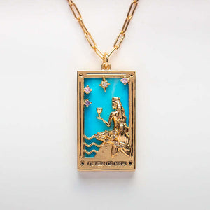 Celestial Tarot Charm Necklace