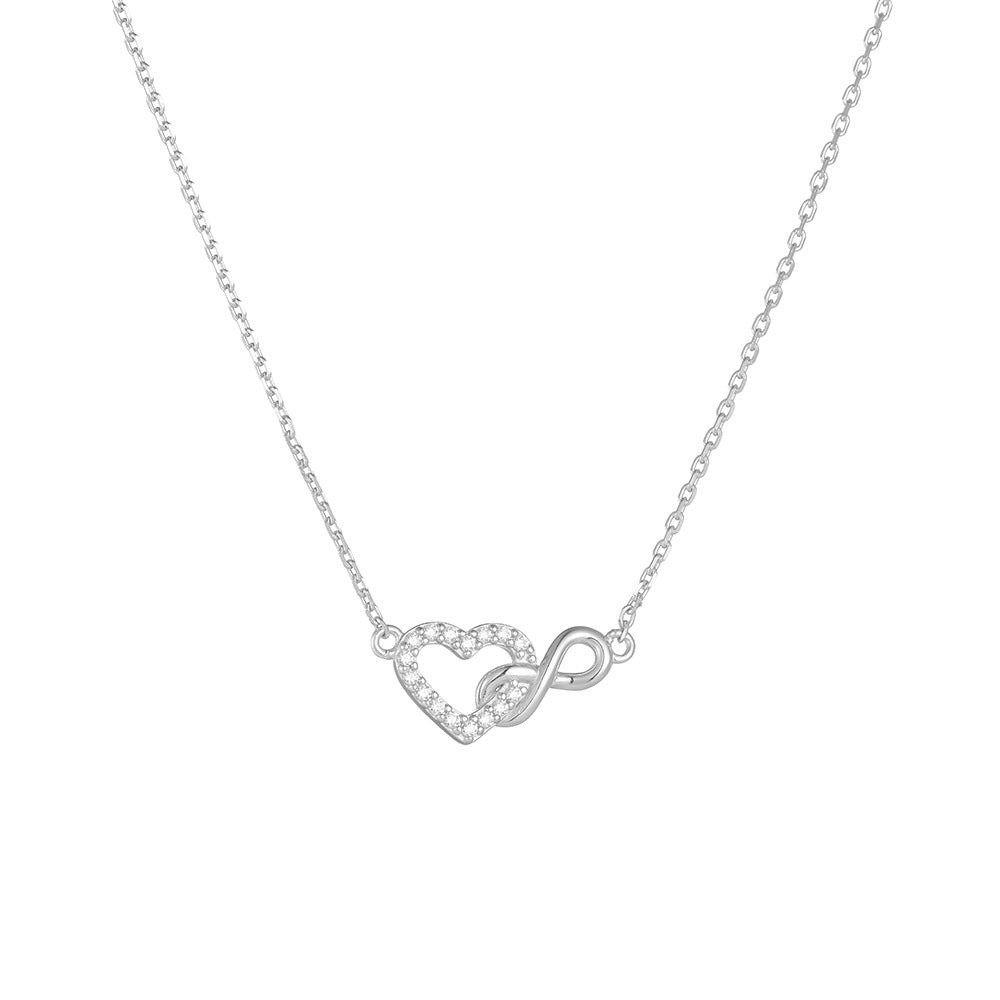 Lily’s LuckyHeart Infinity Necklace