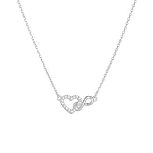 Lily’s LuckyHeart Infinity Necklace