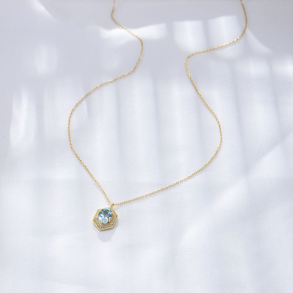 Azure Eternity Glow Necklace