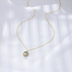 Azure Eternity Glow Necklace