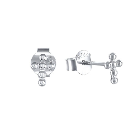 Beaded Cross Stud Whispers