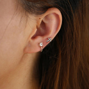 Beaded Cross Stud Whispers