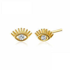 Sparkle Lash Eyes Earrings