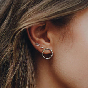 Sparkle Lash Eyes Earrings