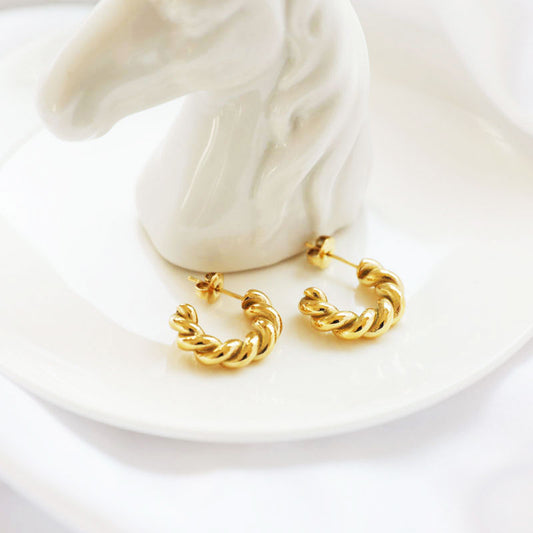 Onyx Crescent Hoop Mystery
