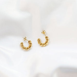 Onyx Crescent Hoop Mystery