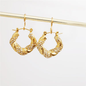 Quartz Crystal Hoop Shimmer