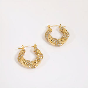 Quartz Crystal Hoop Shimmer