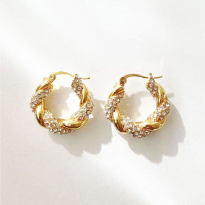 Quartz Crystal Hoop Shimmer