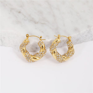Quartz Crystal Hoop Shimmer