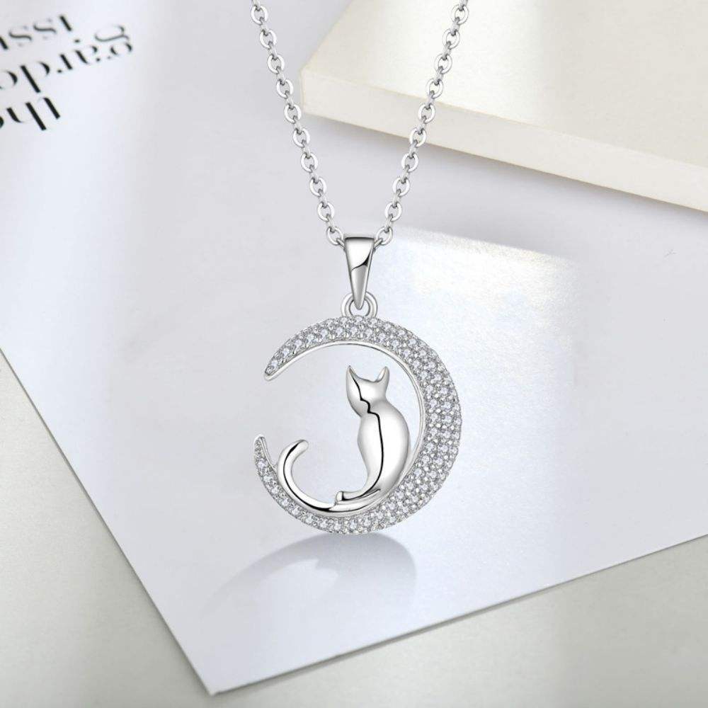 Lunar Kitty Whisper Necklace Stella Harte