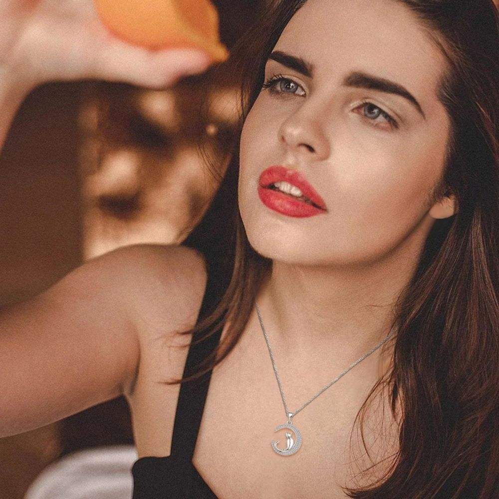 Lunar Kitty Whisper Necklace Stella Harte