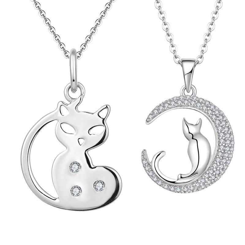 Lunar Kitty Whisper Necklace Stella Harte
