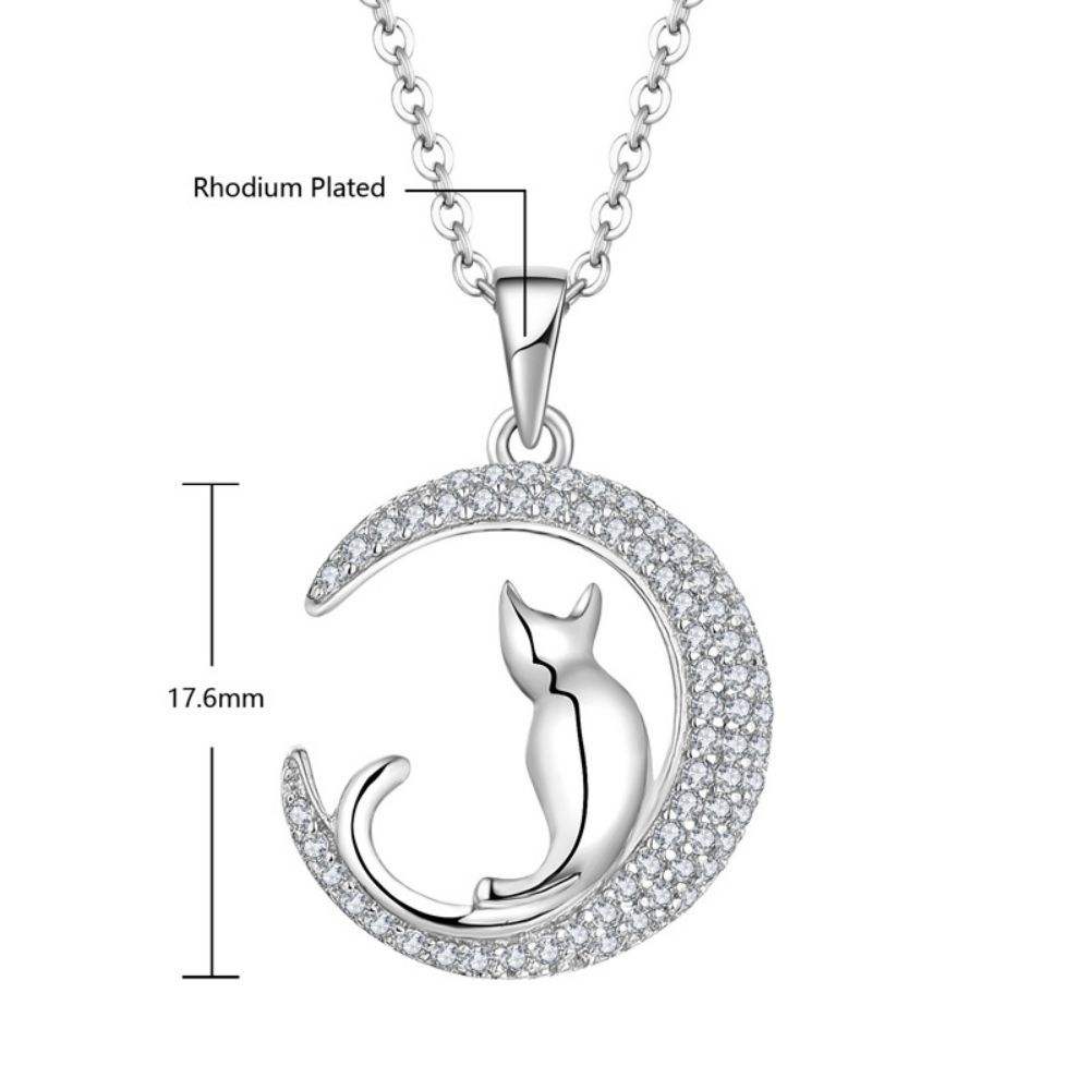 Lunar Kitty Whisper Necklace Stella Harte