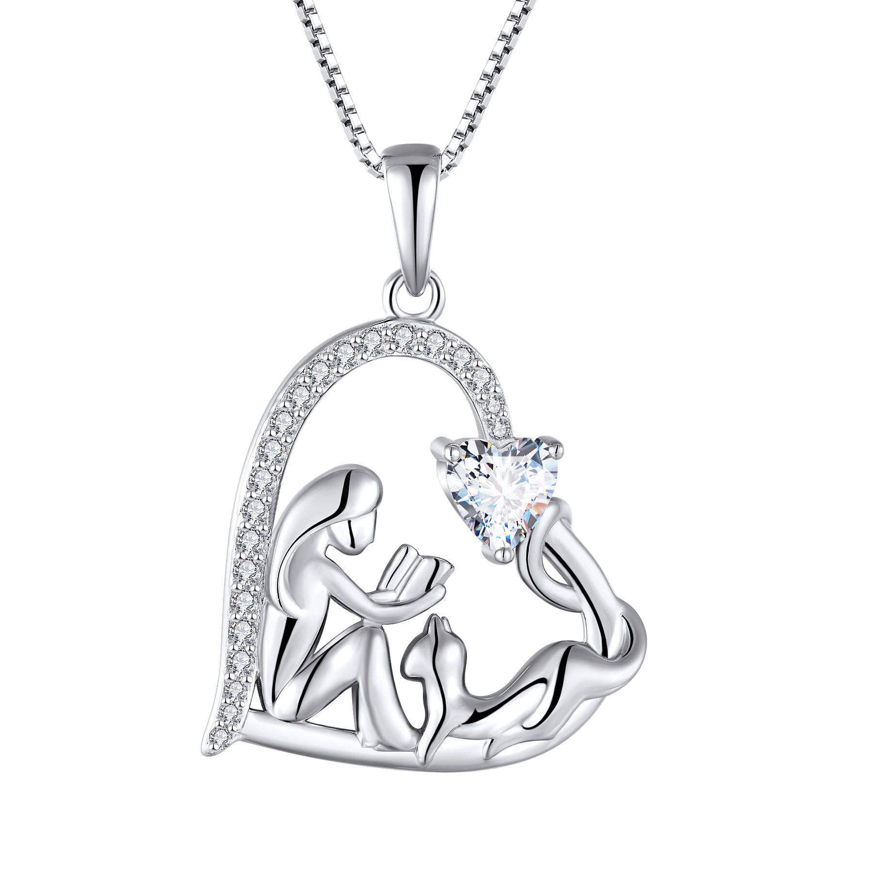 Whispered Tales Heart Necklace