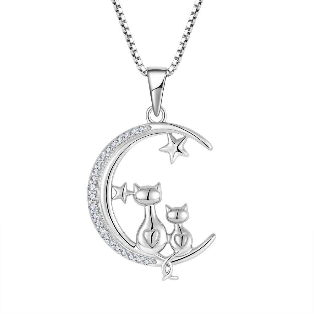 Moonlit Whisker Duo Necklace Stella Harte