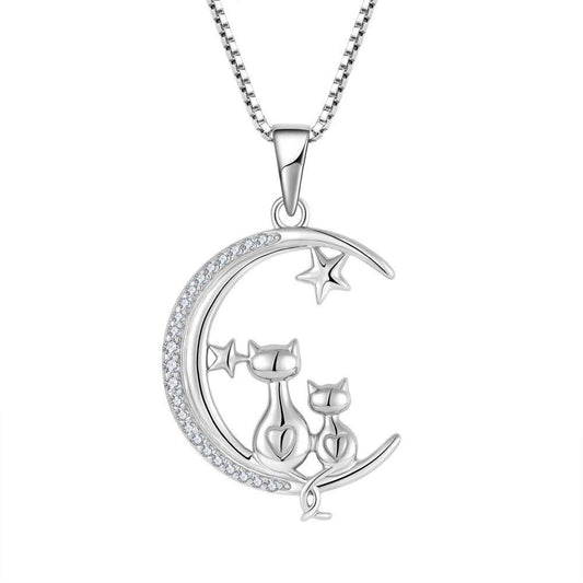 Moonlit Whisker Duo Necklace