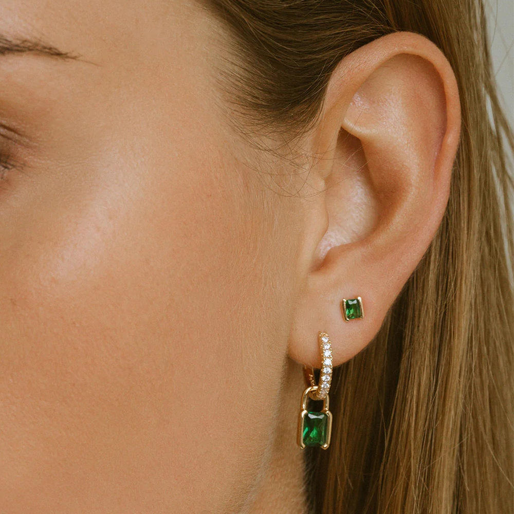 Pearl Cascade Hoop Elegance