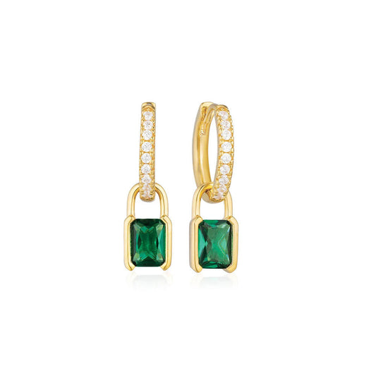 Pearl Cascade Hoop Elegance