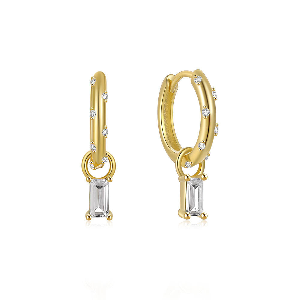 Emerald Leaf Hoop Whispers Stella Harte
