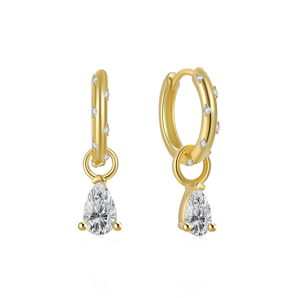 Sapphire Moon Hoop Glow Stella Harte