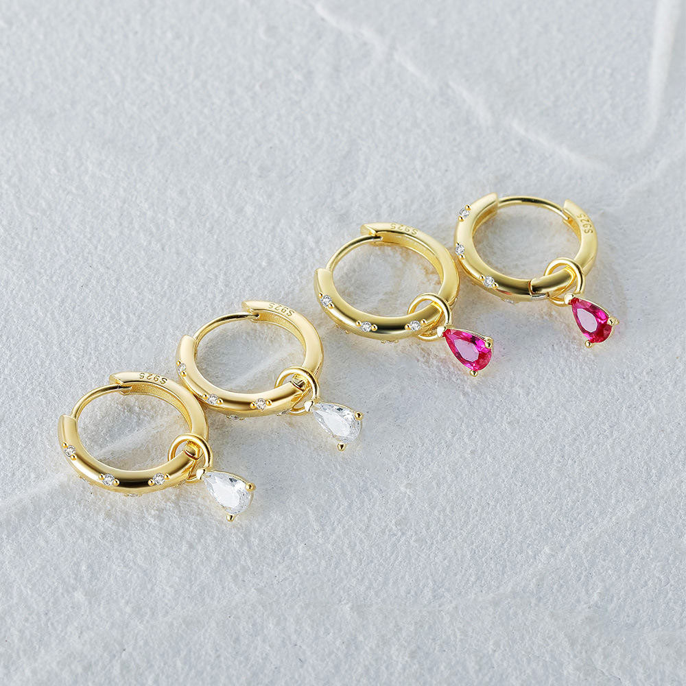 Sapphire Moon Hoop Glow Stella Harte