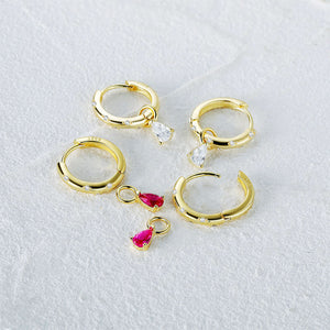 Sapphire Moon Hoop Glow