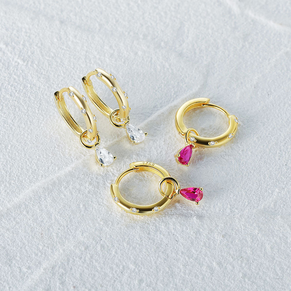 Sapphire Moon Hoop Glow Stella Harte