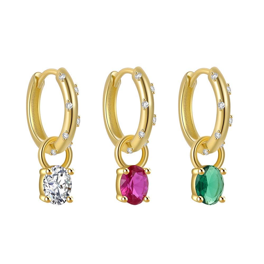 Gemstone Galaxy Hoop Drops Stella Harte