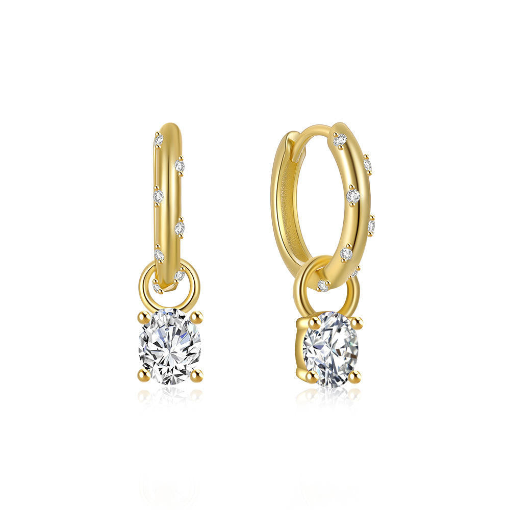 Gemstone Galaxy Hoop Drops Stella Harte