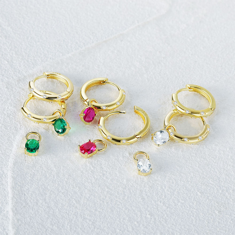 Gemstone Galaxy Hoop Drops