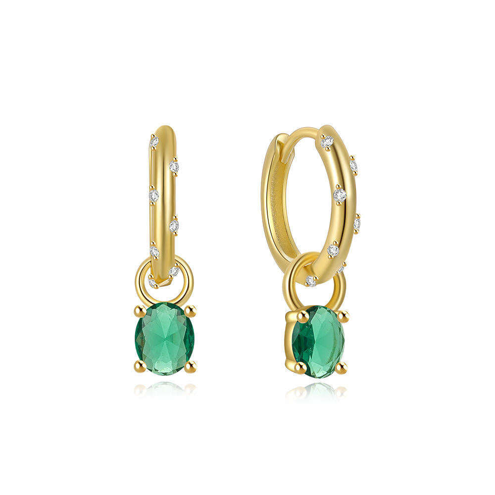 Gemstone Galaxy Hoop Drops Stella Harte