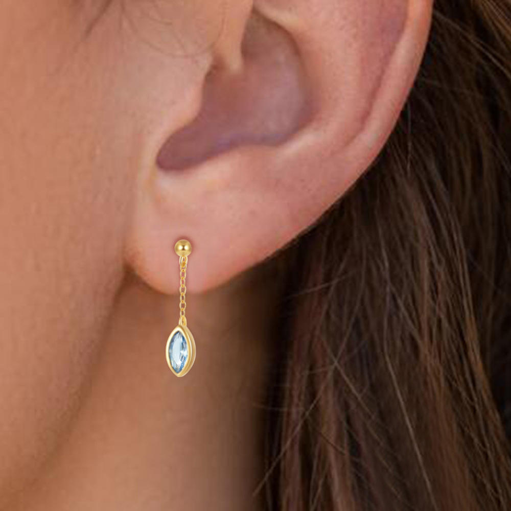 Citrine Sun Hoop Glow Stella Harte
