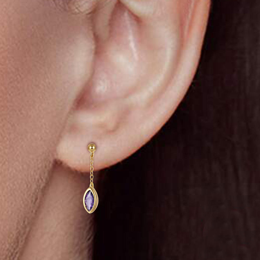 Citrine Sun Hoop Glow Stella Harte