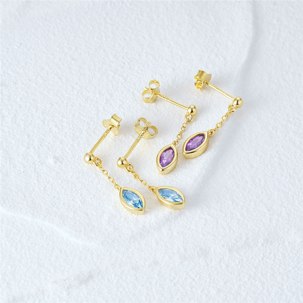 Citrine Sun Hoop Glow Stella Harte
