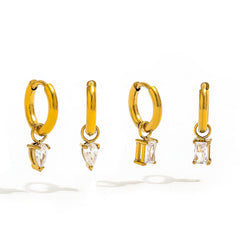 Crystal Whisper Hoops